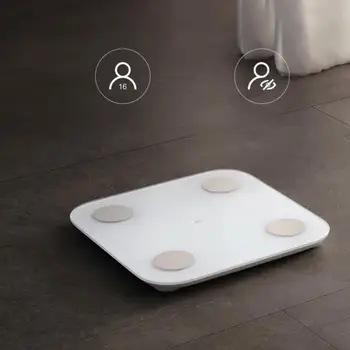 

for Millet Body Fat Scale 2 Accurate Weight Scale Smart Home Adult Weight Loss Fat Mini Weighing Electronic Scale Digital Square