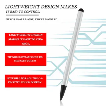

Simple Dual-use Touch Screen Pen Resistance Capacitance Pen Touch Screen Pen Mobile Phone Touch Screen Pen Touch Metal Pen