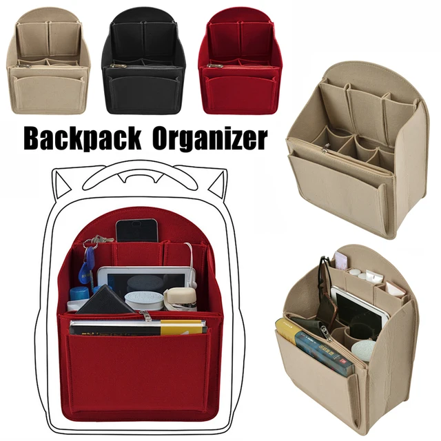 Source 2020 New Trends Travel Multi Pockets Softback MakeUp felt backpack  organizer insert for Rucksack on m.