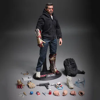 

HT MMS209 1/6 Scale Tony Stark Iron Men Man Male Boy Clothing Full set For 12" Action Figure Body Doll limited edition Toy model