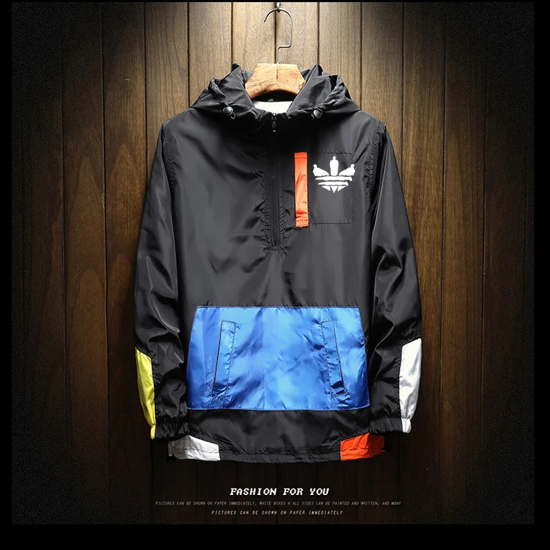 

Men's New Jacket Waterproof Hooded Jacket Outdoor Clothing Steetwear Brand NANS Large Size 5XL GIACCA Uomo Spring Autumn 2020
