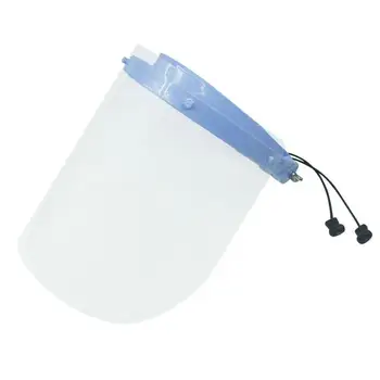 

10Pcs Clear Adjustable Dustproof Anti Splash Face Shield Mask Protective Visor Transparent Protect Full Face Covering Mask