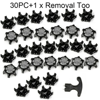 

30PCS New Golf Shoe Spikes Replace Clamp Cleat Screw-In Removal Tools Practial