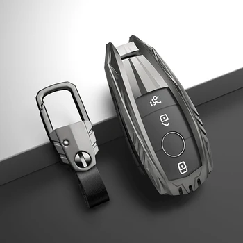 Custodia per chiave auto in lega di zinco per Mercedes Benz AMG A C E S series E200L E300L C260L E260 W204 W212 W176 CLA GLA Car acessori