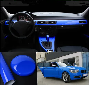 

Car Wrap Film SUNICE 0.5*1.52m Car Body Self-adhesive Film Dark Blue Change Color Wrapping Foils with Bubble Free Car Styling