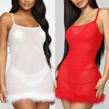 

Plus Size Women Lace Babydoll Lingerie Nightdress Nightie Sleepwear Size