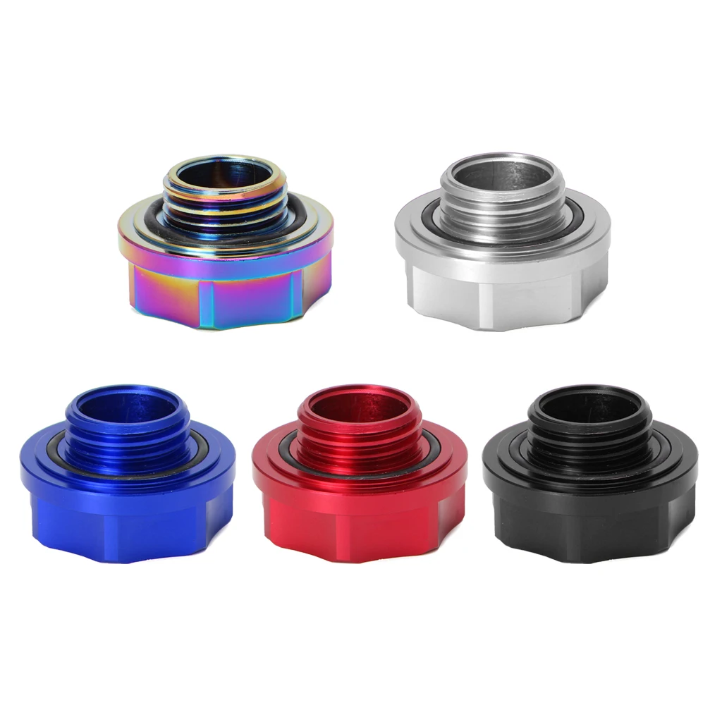 Aluminum Automobile Vehicle Oil Cap Fuel Tank Oil Cover Engine Filler Cap For Honda D/B/H/K/F/L-Series Mugen Car Accessories Oil Fuel Cap