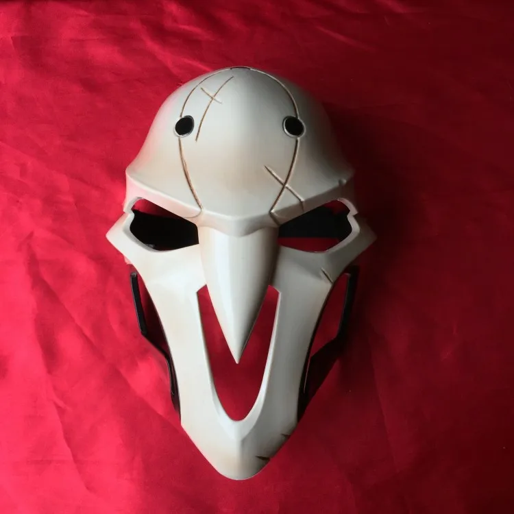OW Reaper Mask Cosplay Costume Helmet Resin Plastic Halloween Game Gifts Anime Party