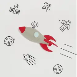 3D бумажная модель ракета мальчик бумага ремесло Домашний декор украшения стены Развивающие головоломки детские игрушки «сделай сам»