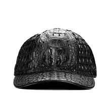 Крокодиловая кожа Повседневная Бейсболка унисекс регулируемые кепки