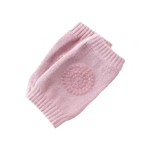 Детские наколенники для новорожденных противоскользящие Защитные носки для ползания Детские наколенники для малышей, подарок на возраст от 0 до 12 месяцев - Цвет: Розовый