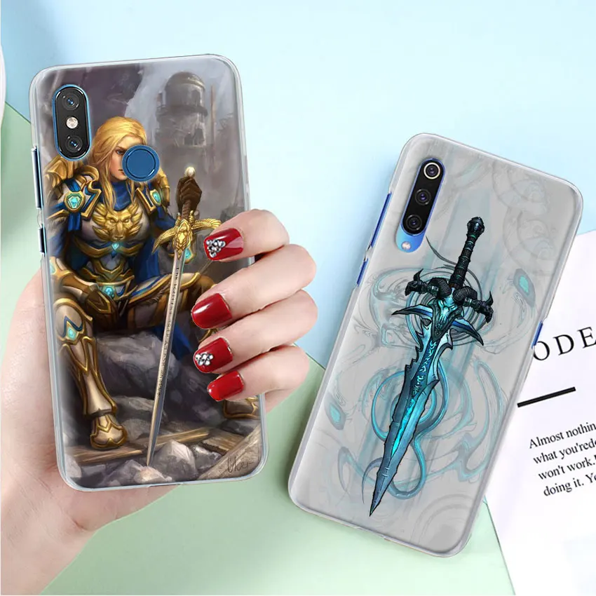 Чехол World of Warcrafts для Xiaomi mi A3 A1 A2 8 Lite 9T CC9E Play Red mi K20 Pro 7A Note 7 7S жесткий прозрачный чехол
