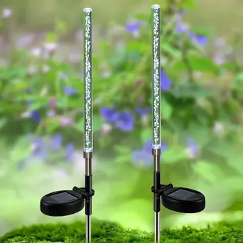 

Garden Solar Lights Outdoor Solar Acrylic Bubble RGB Color Changing Solar Powered for Garden Patio Backyard Pathway Decoration
