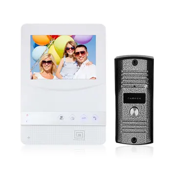 

4.3inch TFT LCD Screen Color Video Door Phone Doorbell Intercom System 700TVL Night Vision Waterproof Camera Doorphone