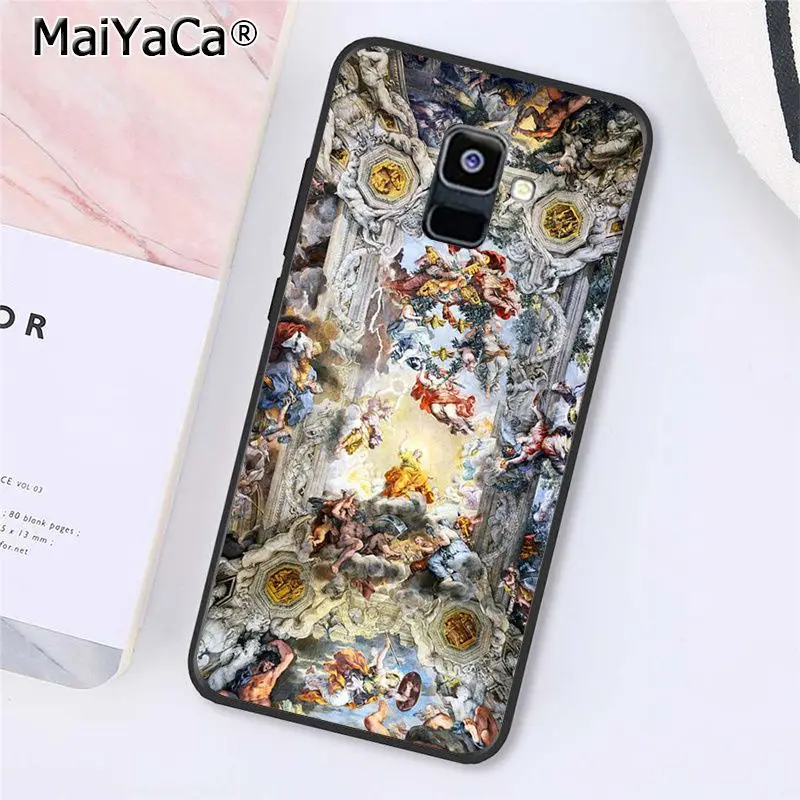 MaiYaCa Винтаж штукатурка статуя Давида эстетическое искусство чехол для телефона для samsung Galaxy A7 A8 A6 плюс A9 A50 A70 A20 A30 A40 - Color: A16