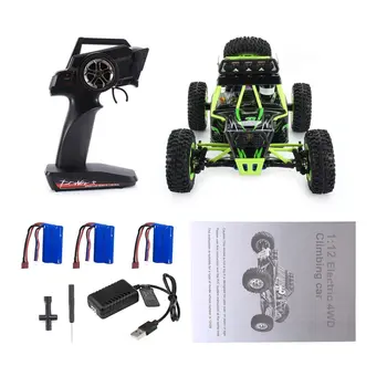 

Wltoys XKS 1/12 2.4G 4WD High Speed Electric Brushed Crawler Desert Truck RC Offroad Buggy Vehicle with LED Light