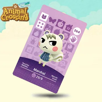 

264 Marshal Animal Crossing Card Amiibo Cards Work for Switch NS 3DS Games