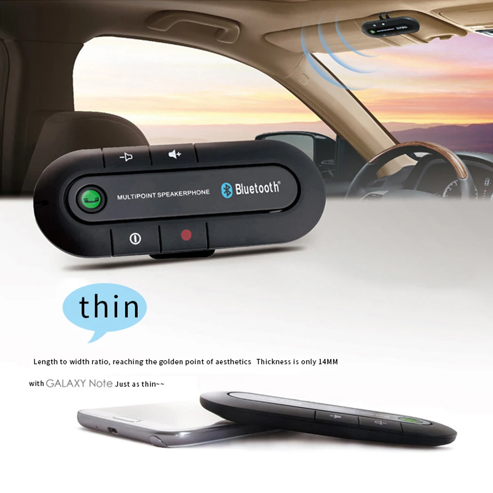 Многофункциональный Bluetooth приемник автомобильный mp3U диск музыкальный плеер Солнцезащитный козырек автомобильный Bluetooth hands-free голосовой вызов fm-передатчик