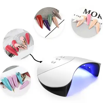 

COSCELIA Nail Dryer Machine UV LED Lamp Portable Micro USB Cable Home Use Nail UV Gel Varnish Dryer Lamp Nail Art Tools