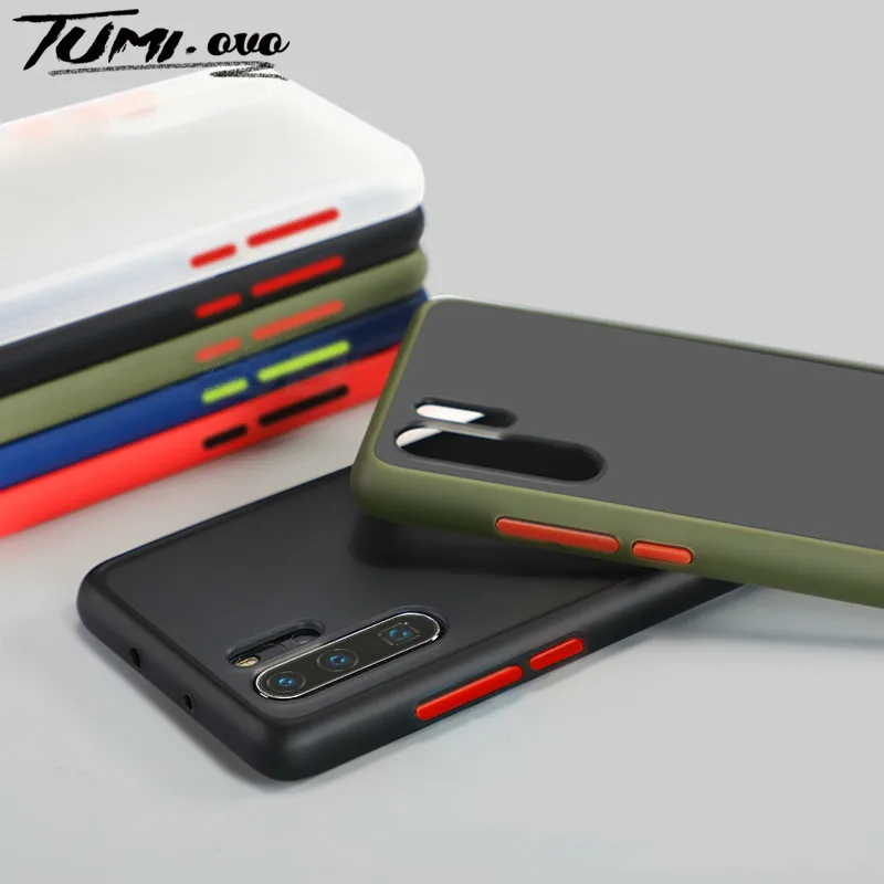 

Shockproof Armor Matte Silicone Case For Huawei P30 Lite P20 Po Mate 30 20 Y5 Y6 Y7 Y9 Prime 2019 Nova 5 5i Honor 9X P Smart Z