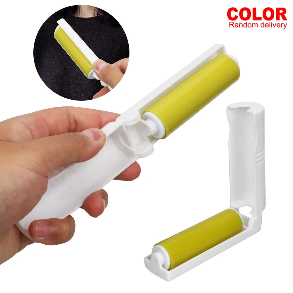 NICEYARD смываемая Пыль Щетка для удаления для шерстяных листов одежда для волос пылезащитный ролик с крышкой случайный цвет пух пылеуловитель