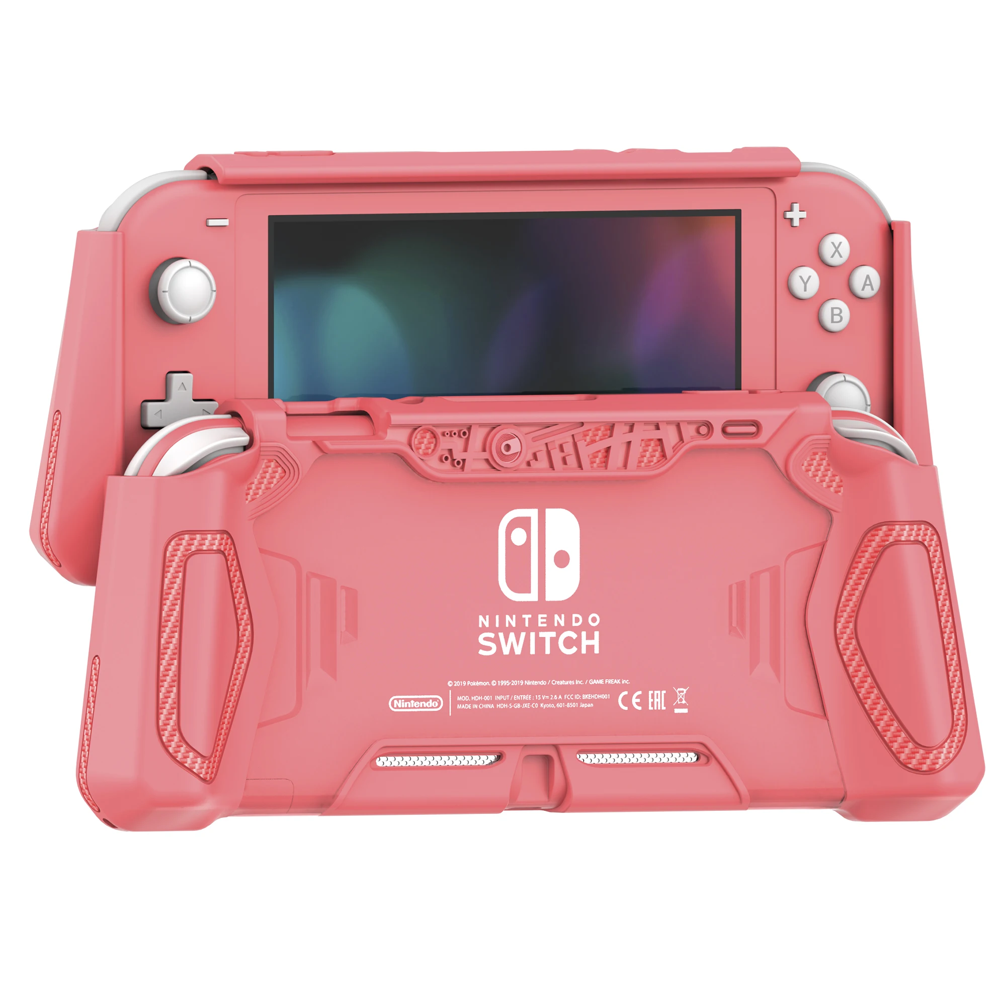 Leyusmart Nintendo Switch Lite Clear Grip Case Shockproof ...
