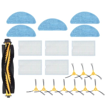 

Mop Cloths HEPA Filter Side Brush for Proscenic 800T 820S Vacuum Cleaner Main Roller Mopping Rag Replacement Accessories