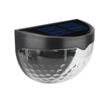 

Solar outdoor light / waterproof Solar outdoor lamp semi-circular fence smart light 6LED solar wall light patch
