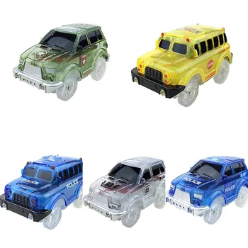 

2020 New Track Car Electronics LED Car Prison Car Race SUV Tracks Educational Kids Toy Boys Car Toy Birthday Children's Day Gift