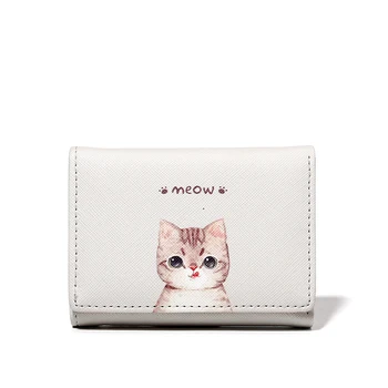 

New Women PU leather Short Wallet Female Coin Purse Fashion Purse Money Bag Vintage Card Holders Womens Small Wallets