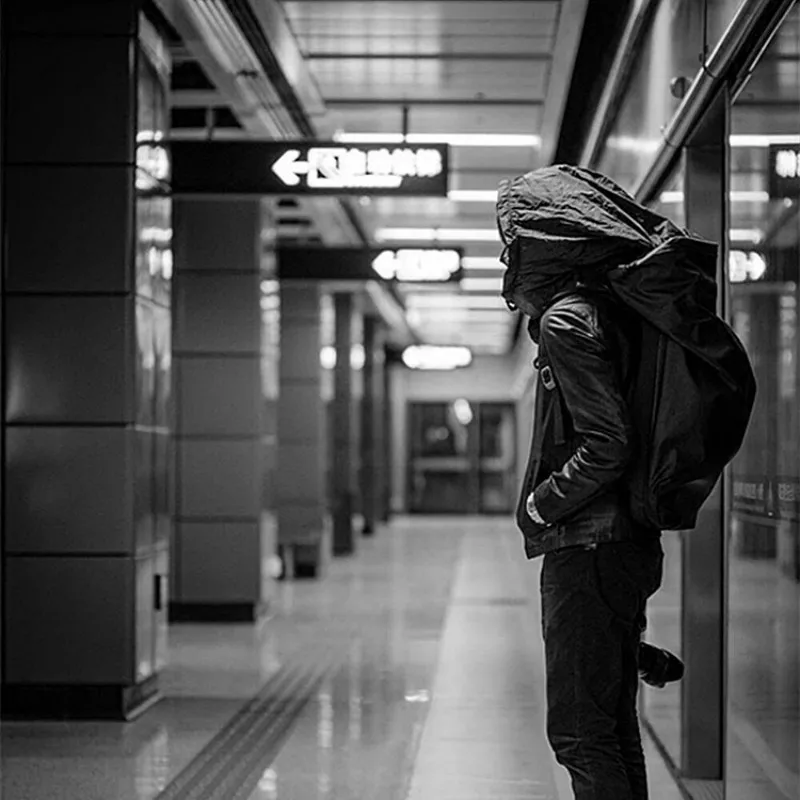 Мужской рюкзак студенческий рюкзак Flow Hat Сумка дорожная большая емкость