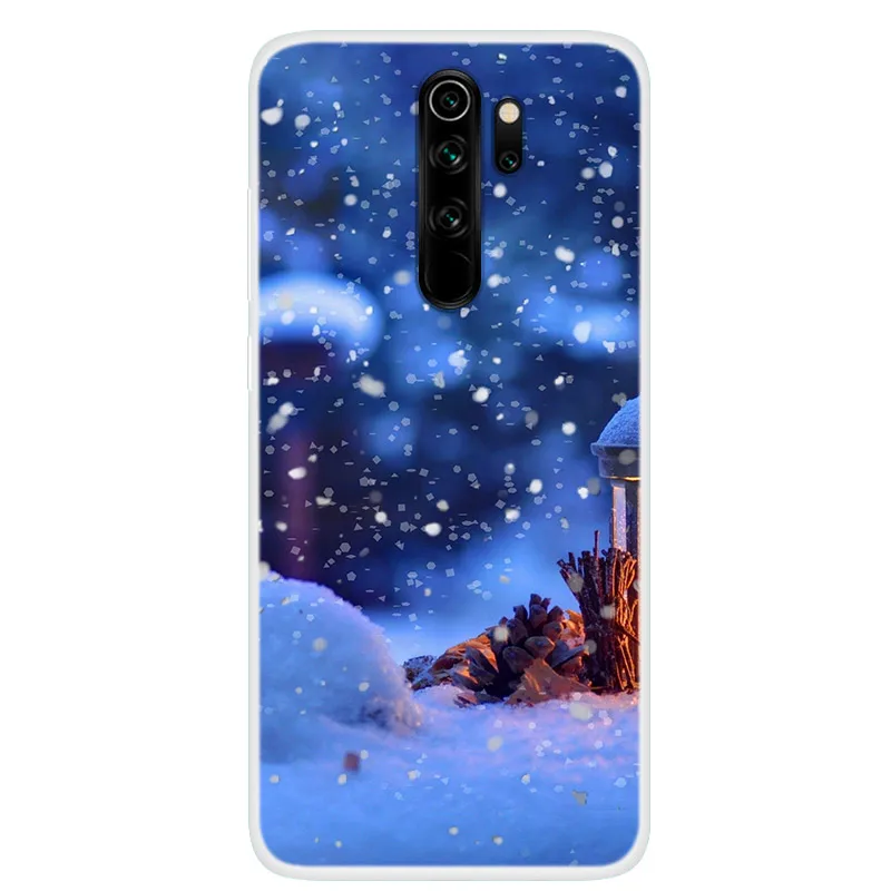 For Xiaomi Redmi Note 8 Pro Case Christmas NEW Year Gift Soft TPU Cover For Xiomi Redmi Note 8T Phone Cases Coque Note8 8Pro xiaomi leather case charging Cases For Xiaomi