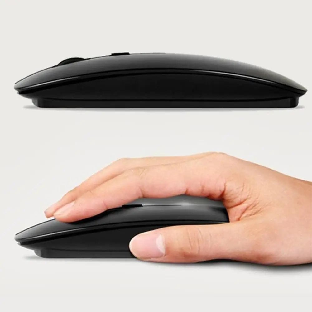 Ratón inalámbrico 2 en 1 de 2,4 Ghz, 3 modos, ultrafino, óptico, DPI 1600, ergonómico, portátil, K3I4
