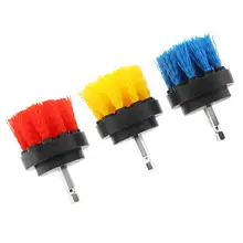 Пластик 2 дюймов Мощность поломоечных щеток для чистки Ванная комната ковровая плитка раковина Пластик механический инструмент кисть