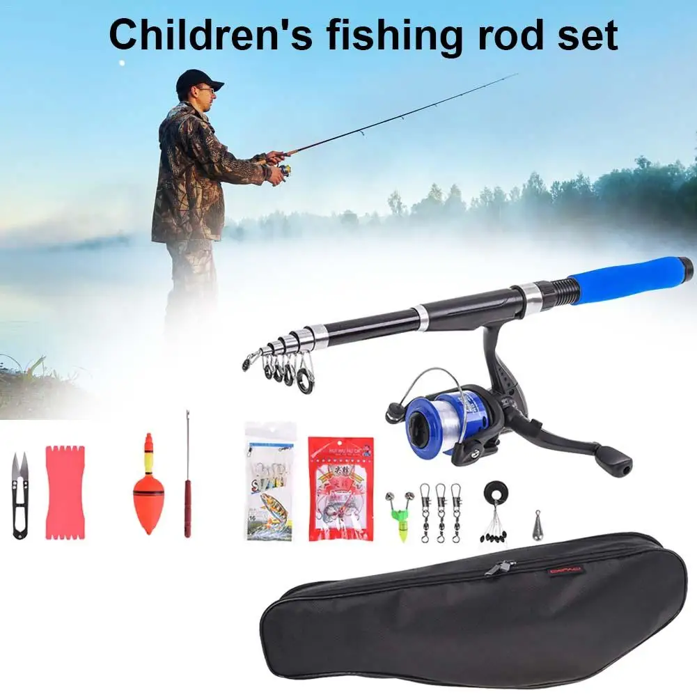 

Fishing Rod Set Fishing Gear Set Portable Fishing Rod Set Beginner Children Family Outdoor Activity Professional Fishing Gear