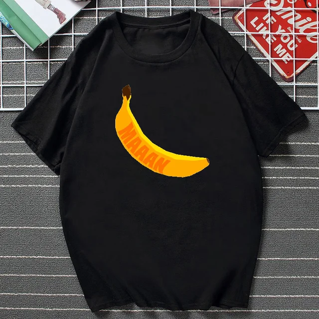 Funny Cartoon Banana Graphic Printed 