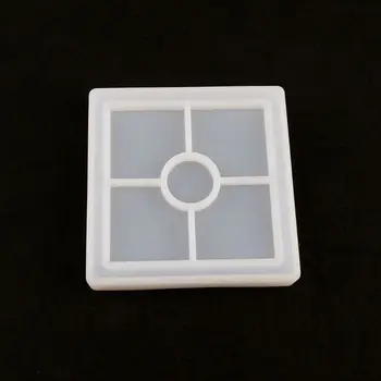

DIY Crystal Epoxy Mould Irregular Plate Molds High Mirror Handmade Coaster Mold 634D