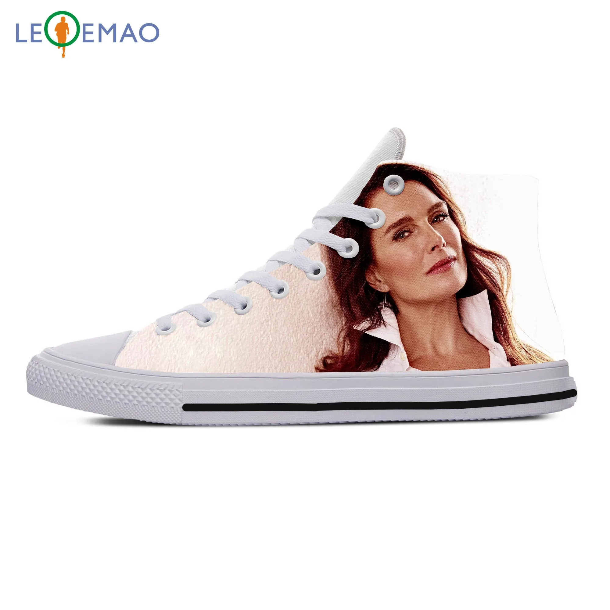

Custom Spring Autumn Canvas Sneakers Brooke Shields High Quality Handiness Flats Running Shoes Comfortable Big White Zapatillas