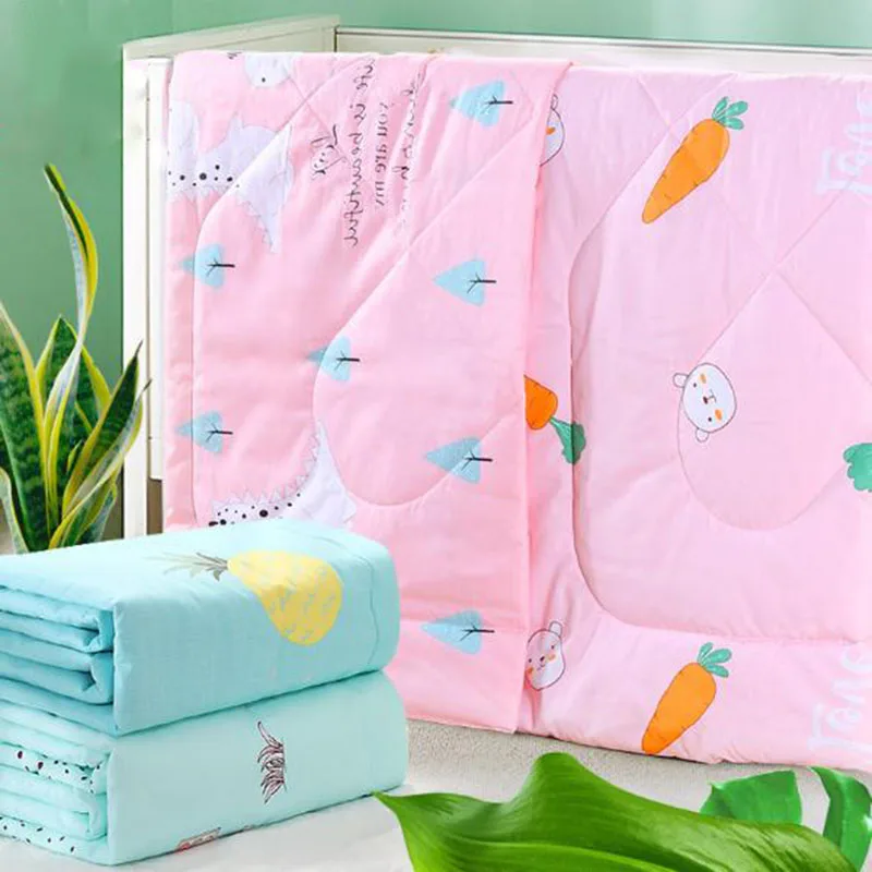 Хлопковое одеяло для новорожденных, детское теплое Пеленальное Одеяло, одеяло для коляски, детское стеганое одеяло для детей