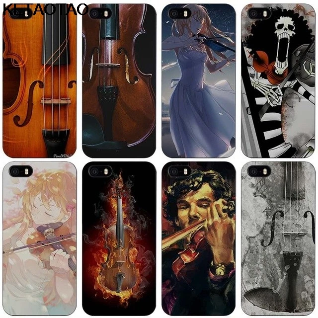 KETAOTAO Violino nero plastica чехол для телефона s для iPhone 4S SE 5C 5S 6S 7 8 Plus X XS XR 11 Pro Чехол Мягкий ТПУ резиновый силиконовый