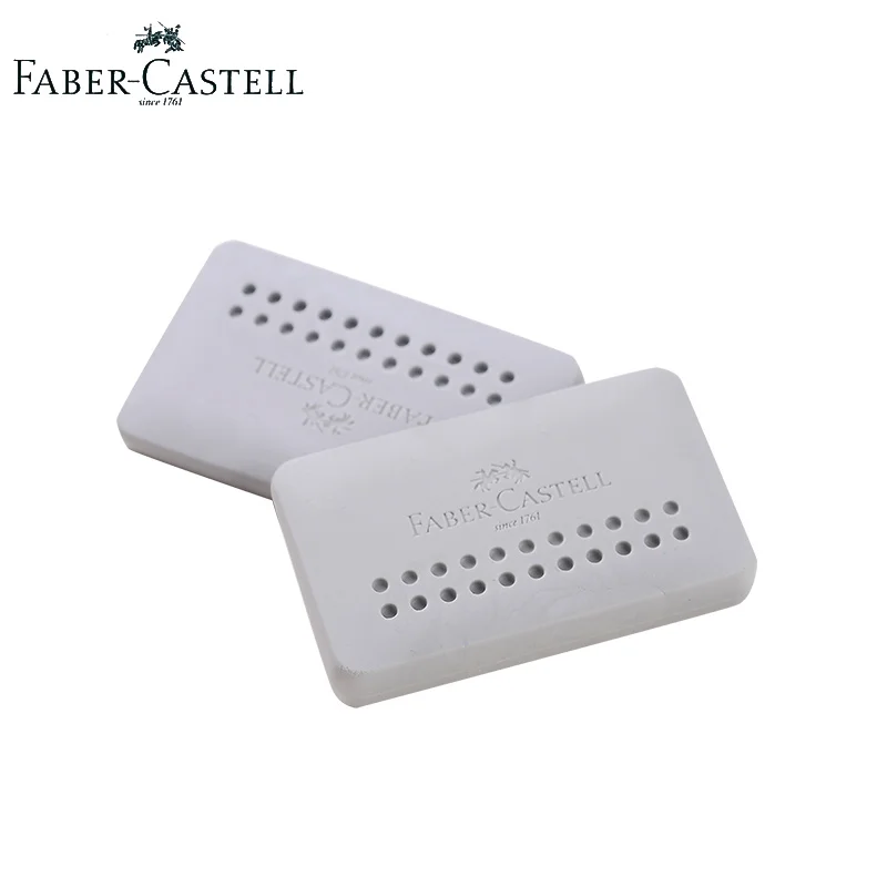 Faber Castell 187164 ластик сцепление 2001 Edge серый арт ластики в форме трапеции PVC-FREE мягкой резиновой подошвой для рисования эскиз - Цвет: 2pc eraser
