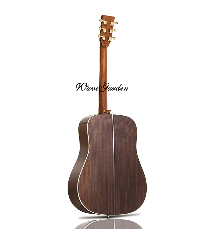 Professional 41 inch Acoustic guitar All Solid wood Spruce top musical Stringed instruments steel string guitarra china handmade