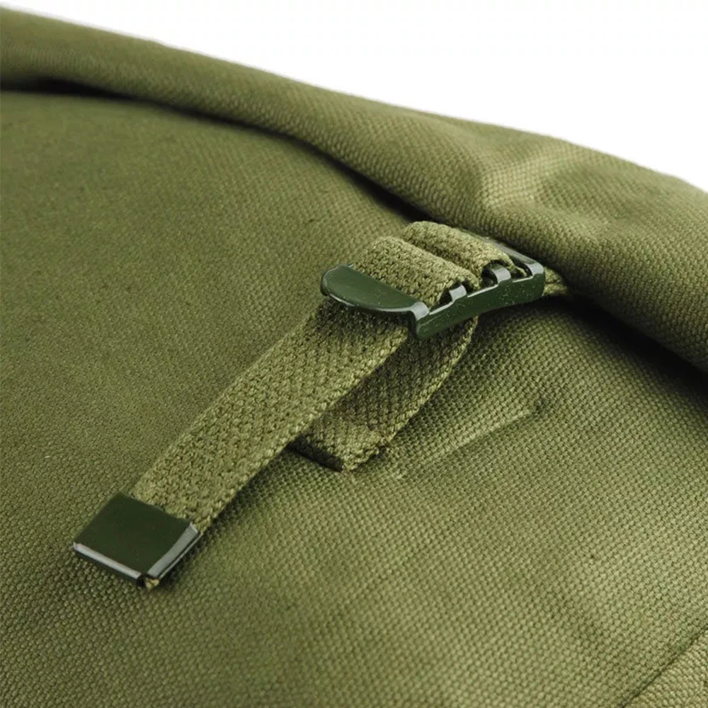 Vintage Canvas Bag Old Fashioned Small Messenger Pouch Military Satchel 6