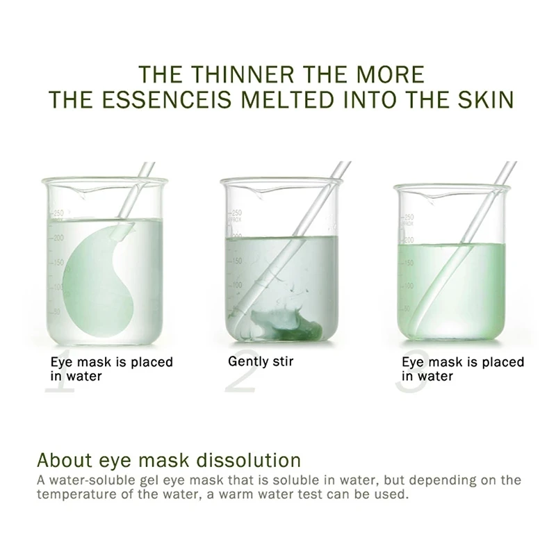 60Pcs Avocado Eye Mask Crystal Collagen Eye Patches Remove Dark Circles Anti-Aging Bags Wrinkle Skin Care Cosmetics