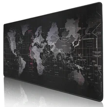 Mapa do mundo velho grande gaming mouse pad lockedge tapete do mouse teclado tapete de mesa tapete de mesa gamer mousepad para notebook lol(China)