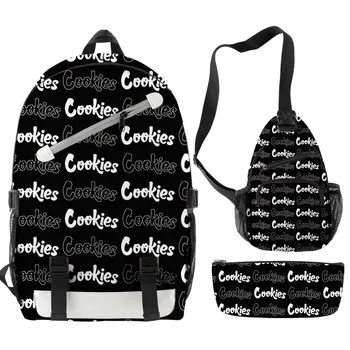 

New Style 3D Printed COOKIES Cosplay Backpack Suit Slash Zipper Bags Single Shoulder Bag Luxury Design Mini Handbag For Children