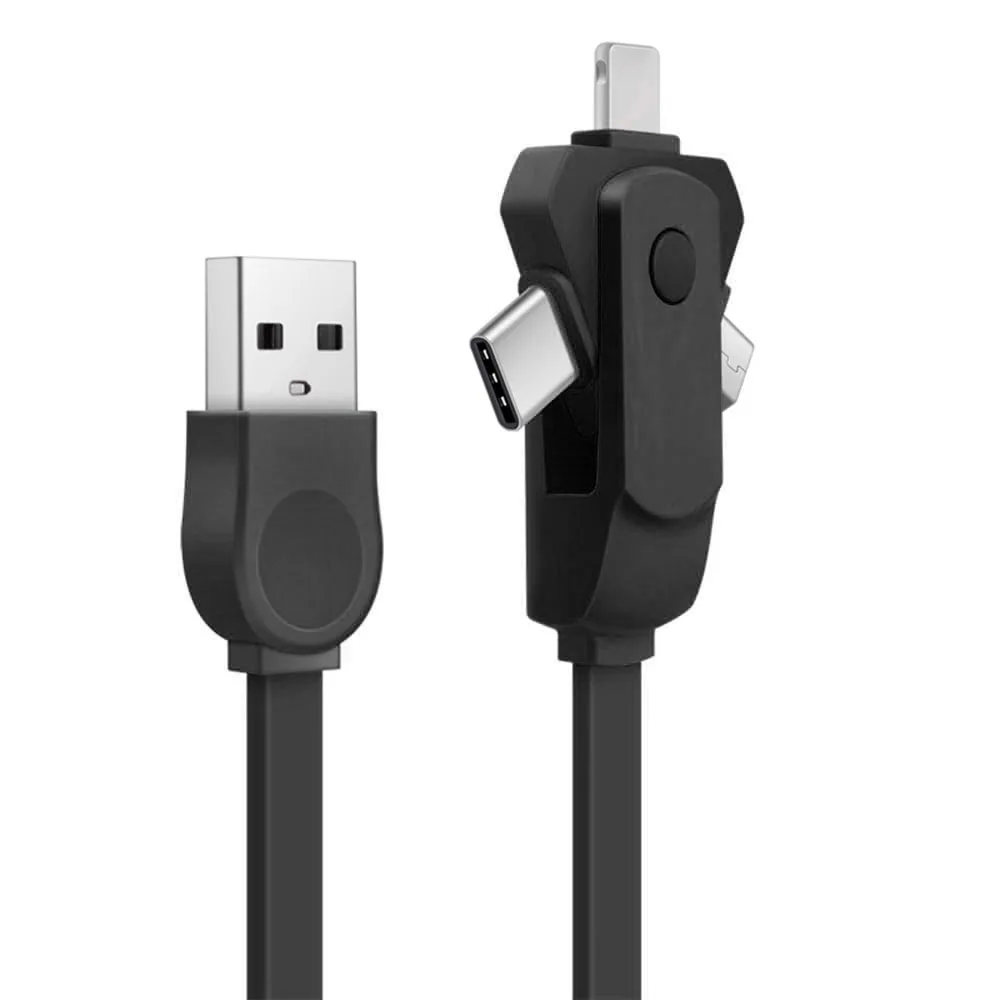 KISSCASE 3 в 1 usb type C Micro usb type-c кабель для iPhone 7 Xr Быстрый Кабель зарядного устройства usb C кабель для Xiaomi Redmi; Huawei samsung