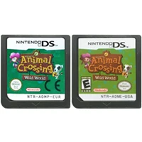 DS juego cartucho consola tarjeta Animal Crossing mundo salvaje Idioma Inglés para Nintendo DS 3DS 2DS