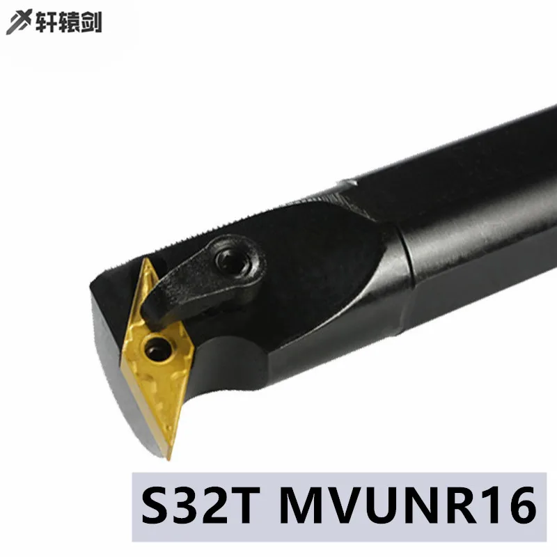 

1PC S32T MVUNR16 MVUNL16 Internal Turning Tool Holder Carbide Insert Lathe VNMG160404 CNC Drill Pipe