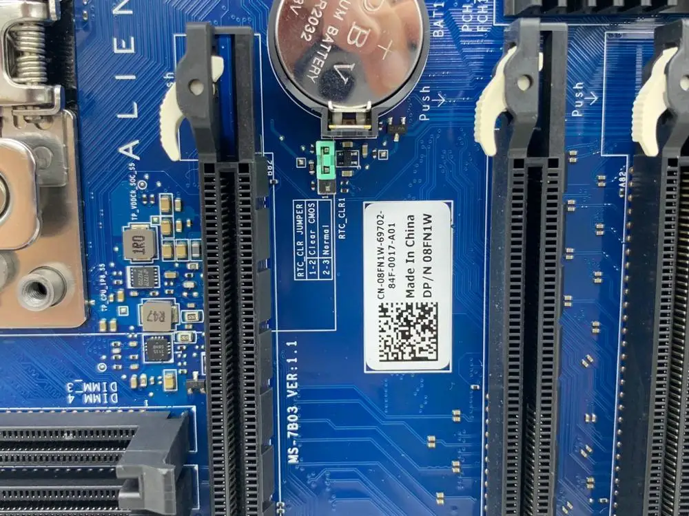 Для DELL Alienware области 51 R6 8FN1W X399 материнская плата TR4 на 1950x dp/n: 08FN1W
